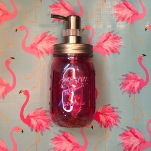 BRAND NEW Pink Mason Jar Soap Pump 😍